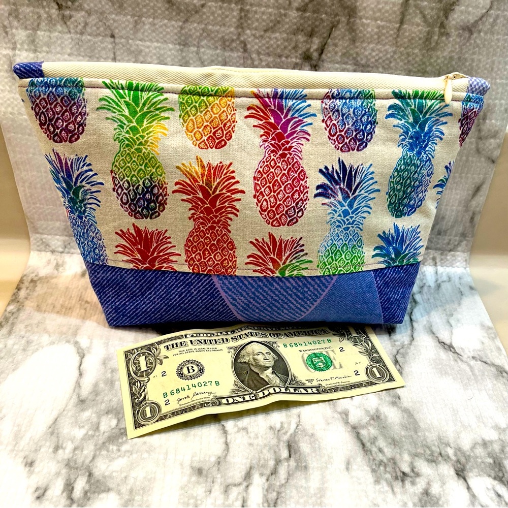 Handmade makeup bag